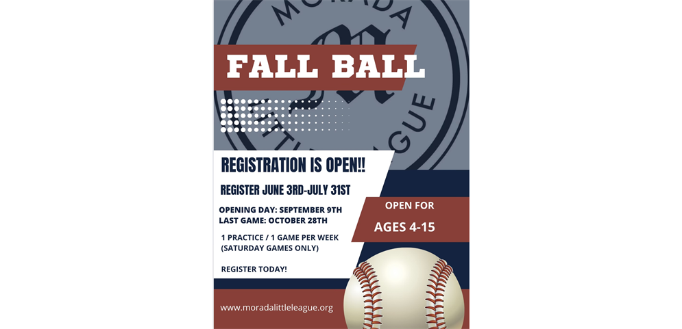 Fall ball registration is closed!!